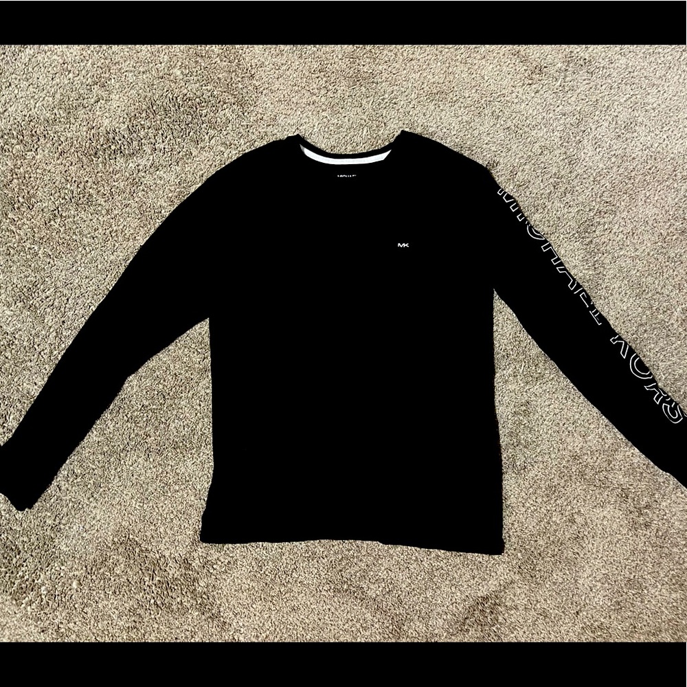 Mens Michael Kors Black Long Sleeve.